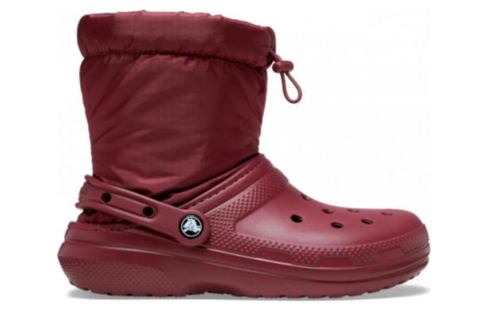 Order Crocs Classic Lined Neo Puff Boots 'Red' 206630-612