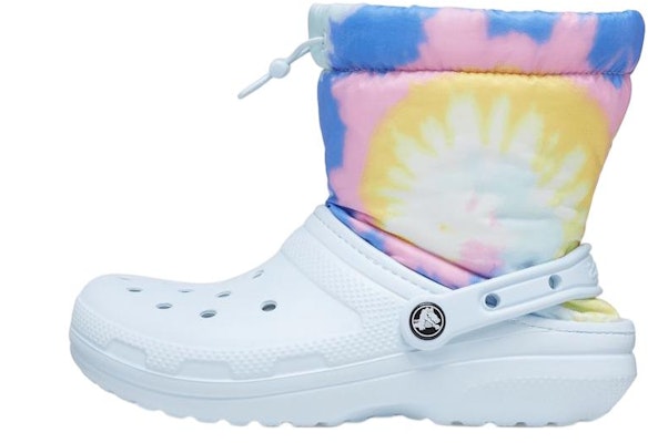 Crocs Classic Lined Neo Puff Boots 'Tie Dye Mineral Blue' 207328-002 Buy Crocs Classic Lined Neo Puff Boots 'Tie Dye Mineral Blue' 207328-002