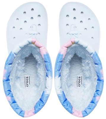 Crocs Classic Lined Neo Puff Boots 'Tie Dye Mineral Blue' 207328-002 Shop Crocs Classic Lined Neo Puff Boots 'Tie Dye Mineral Blue' 207328-002