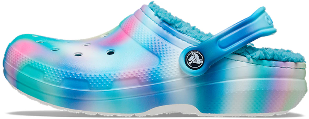 Crocs Classic Lined Solarized Clogs 'White Blue Aqua' 207560-4SU Buy Crocs Classic Lined Solarized Clogs 'White Blue Aqua' 207560-4SU
