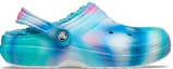 Order Crocs Classic Lined Solarized Clogs 'Putih Biru Aqua' 207560-4SU