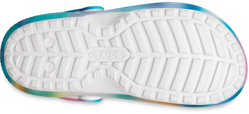Crocs Classic Lined Solarized Clogs 'White Blue Aqua' 207560-4SU Sizing Crocs Classic Lined Solarized Clogs 'White Blue Aqua' 207560-4SU