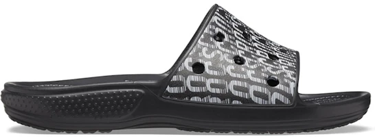 Order Crocs Classic Logo Motion Sandal 'Hitam Putih' 206124-066