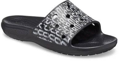 Lookbook Crocs Classic Logo Motion Sandal 'Hitam Putih' 206124-066