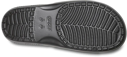 Sizing Crocs Classic Logo Motion Sandal 'Hitam Putih' 206124-066