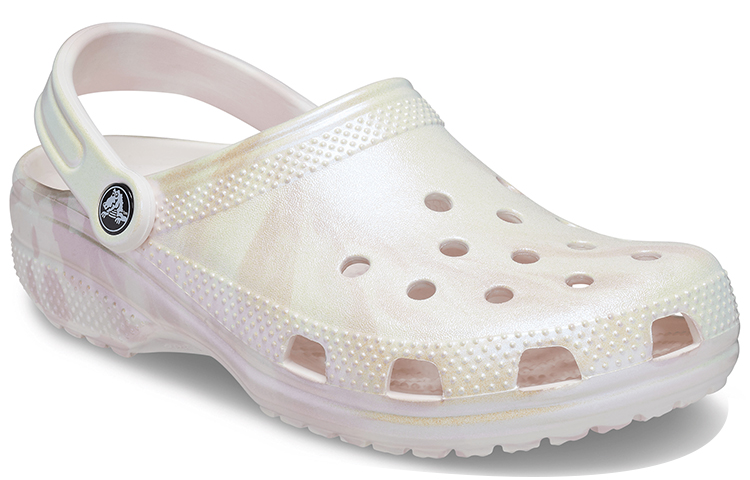 Crocs Classic Marble Clogs 'White Pink' 圖 3