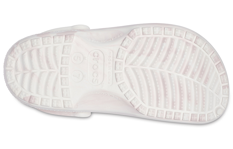 Crocs Classic Marble Clogs 'White Pink' 圖 7