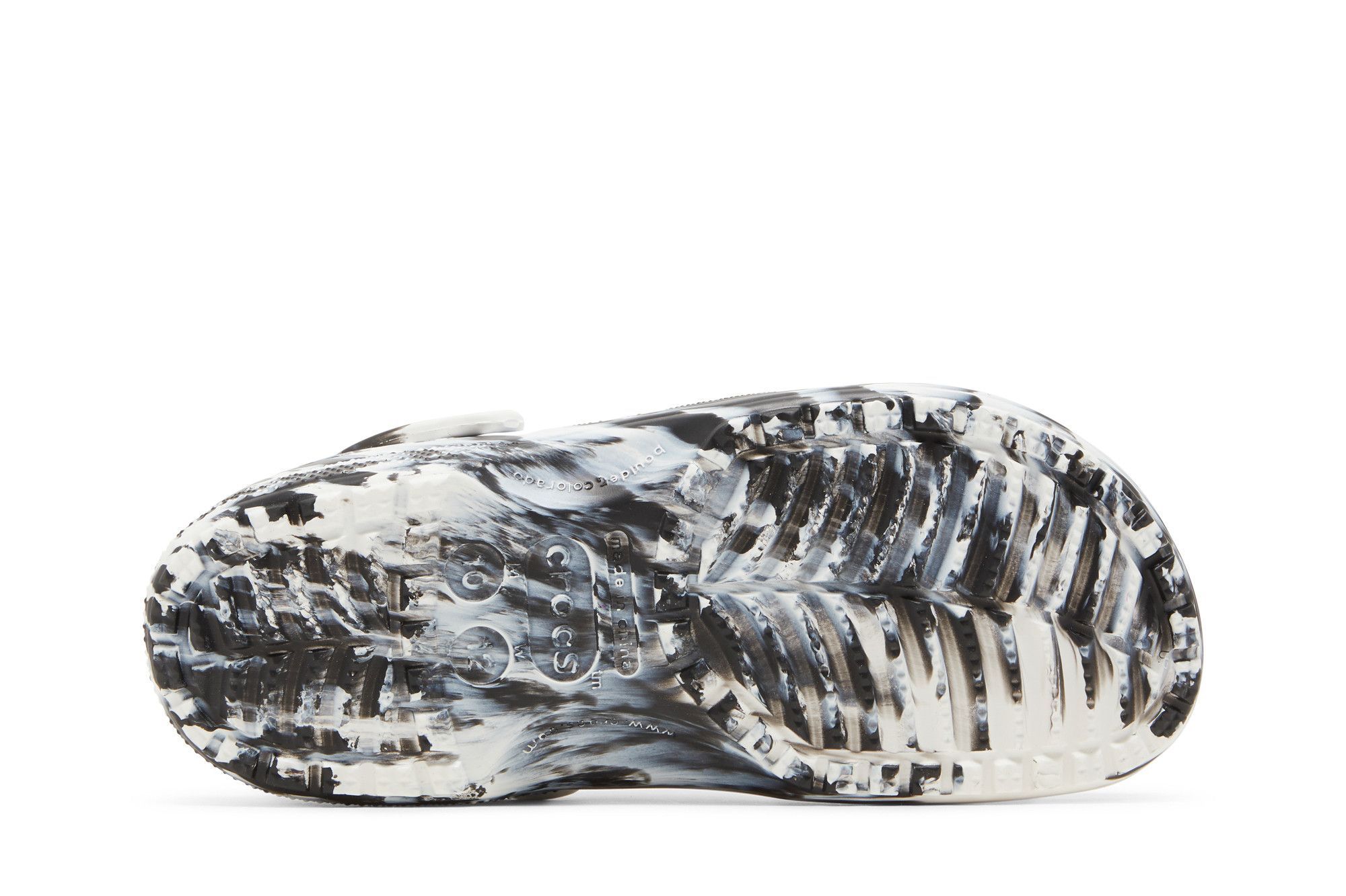 Purchase Crocs Classic Zuecos Marmoleados 'Blanco Negro' 206867-103