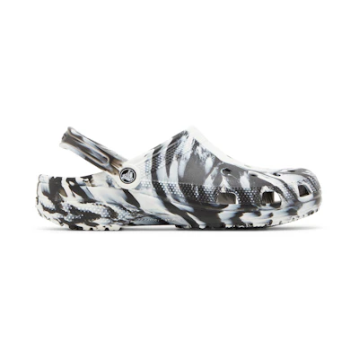 Crocs Classic Marbled Clog 'White Black'