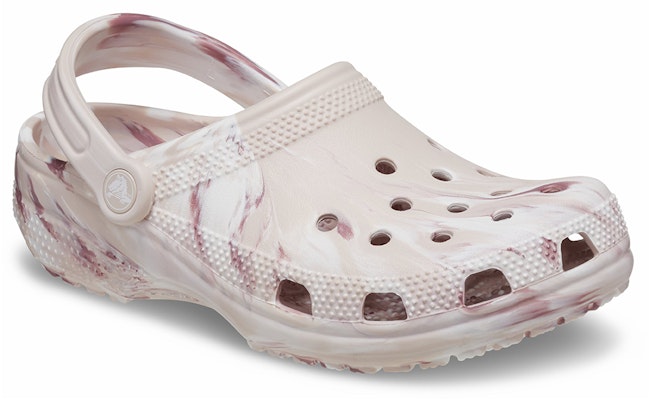 Crocs Classic Marbled Clogs 'Putih Merah Jambu' 206867-6WS Lookbook Crocs Classic Marbled Clogs 'Putih Merah Jambu' 206867-6WS