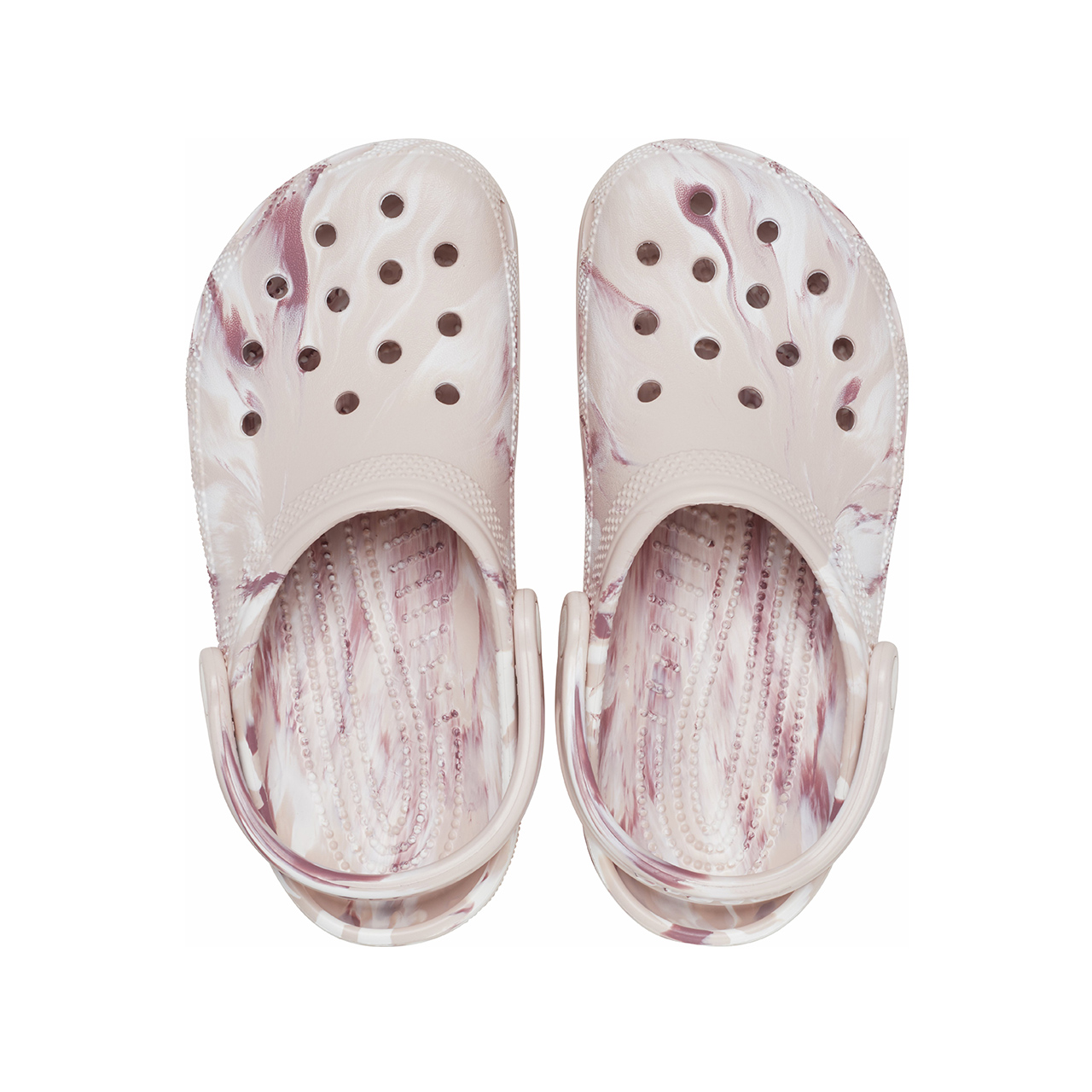 Shop Crocs Classic Zuecos Marmoleados 'Blanco Rosa' 206867-6WS
