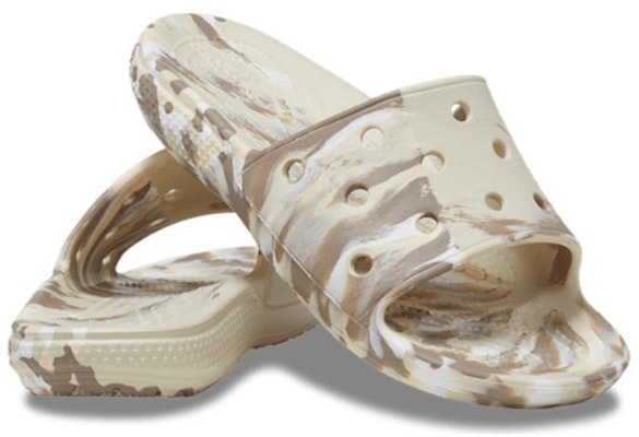 Sandal Crocs Classic Marbled 'Putih Coklat' 206879-2Y3 Shop Sandal Crocs Classic Marbled 'Putih Coklat' 206879-2Y3