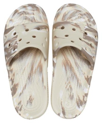 Crocs Classic Marbled Sandals 'White Brown' 206879-2Y3 Purchase Crocs Classic Marbled Sandals 'White Brown' 206879-2Y3