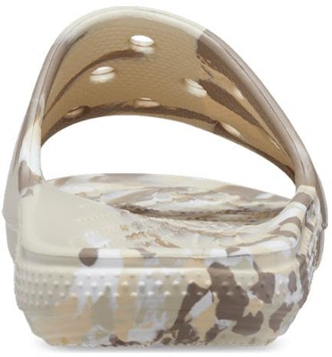 Crocs Classic Marbled Sandals 'White Brown' 206879-2Y3 Details for Crocs Classic Marbled Sandals 'White Brown' 206879-2Y3