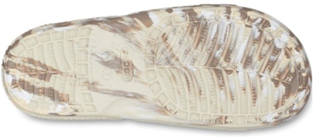 Sandalias Crocs Clásicas Marmoleadas 'Blanco Marrón' 206879-2Y3 Sizing Sandalias Crocs Clásicas Marmoleadas 'Blanco Marrón' 206879-2Y3