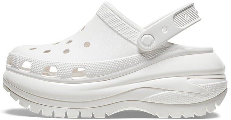 Crocs Classic Mega Crush Clog 'White' 207988-100 Buy Crocs Classic Mega Crush Clog 'White' 207988-100