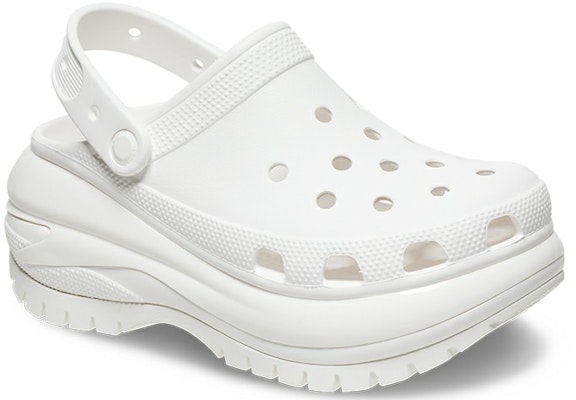 Crocs卡駱馳 Mega Crush 光輪 克駱格洞洞涼鞋 男女同款 白色 Order Crocs卡駱馳 Mega Crush 光輪 克駱格洞洞涼鞋 男女同款 白色