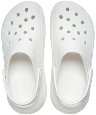 Crocs卡駱馳 Mega Crush 光輪 克駱格洞洞涼鞋 男女同款 白色 Lookbook Crocs卡駱馳 Mega Crush 光輪 克駱格洞洞涼鞋 男女同款 白色