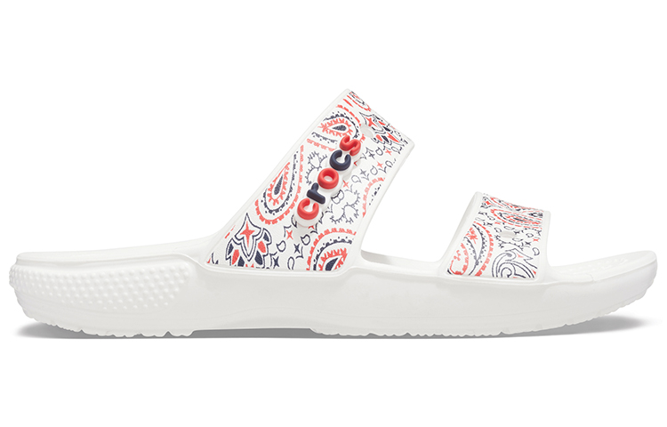 Order Crocs经典防滑耐磨运动拖鞋男女通用白色 207350-94S
