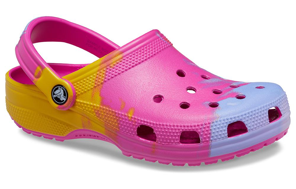 Crocs Classic Ombre Clogs 'Pink Yellow Blue' 圖 2