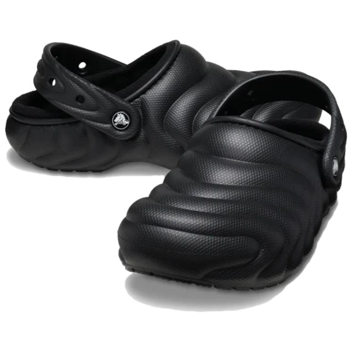 Crocs Classic Overpuff Lined Clog Black