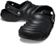 Shop Crocs Classic Overpuff Lined Clog Black 210059-001