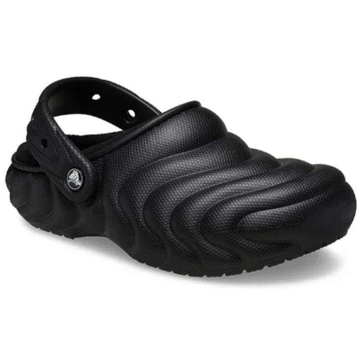 Shop Crocs Classic Overpuff Lined Clog Hitam 210059-001