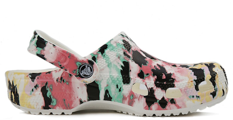 Crocs Classic Pattern Shoe Multi-Color Splicing Unisex 'Black Pink Green' 206479-928 Order Crocs Classic Pattern Shoe Multi-Color Splicing Unisex 'Black Pink Green' 206479-928