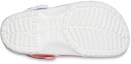 Sizing Crocs经典款耐磨防滑运动男女同款白蓝红凉鞋 '白蓝红' 205453-928