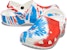 Sandal Crocs Klasik Tahan Lasak Anti Licin Sukan Unisex Putih Biru Merah. 205453-928