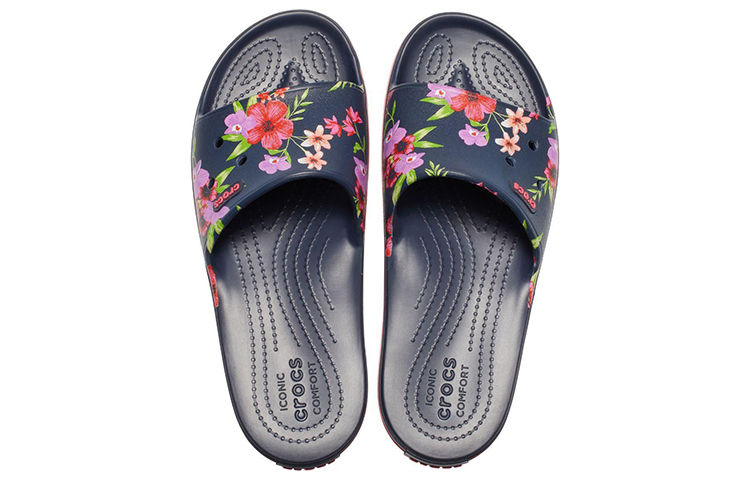 Crocs Classic Print Clog 'Navy' 圖 5