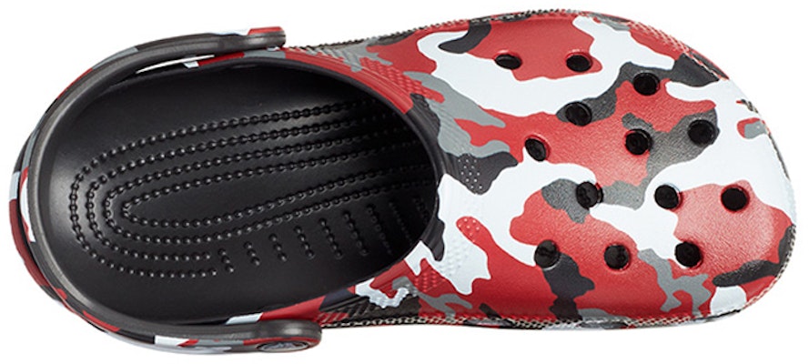 Crocs Classic Printed Camo Clog 'Black Red Camo' 206454-063 Lookbook Crocs Classic Printed Camo Clog 'Black Red Camo' 206454-063