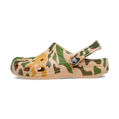 Crocs Classic Printed Camo Clog 'Khaki Green'