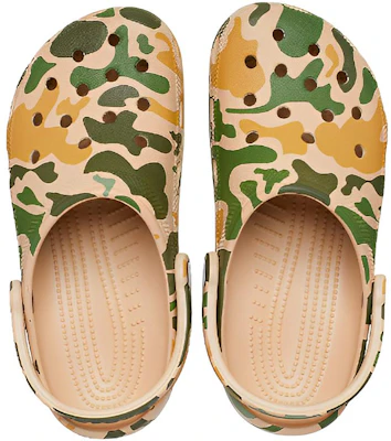 Crocs Classic Printed Camo Clog 'Khaki Green' 206454-2Y6 Shop Crocs Classic Printed Camo Clog 'Khaki Green' 206454-2Y6