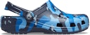 Crocs Classic Camo Cetakan Selipar 'Biru Navy' 206454-4HQ