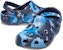 Crocs Classic Camo Cetakan Selipar 'Biru Navy' 206454-4HQ