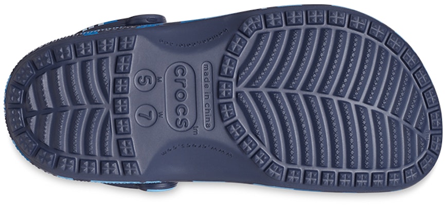 Crocs Classic Printed Camo Clogs 'Blue Navy' 206454-4HQ Sizing Crocs Classic Printed Camo Clogs 'Blue Navy' 206454-4HQ