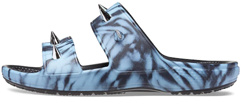 Crocs Classic Rebel Sanda Sandals 'Blue Black' 208338-988 Crocs Classic Rebel Sanda Sandals 'Blue Black' 208338-988