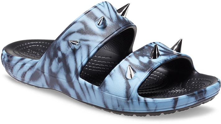 Crocs Classic Rebel Sanda Sandals 'Blue Black' 208338-988 Lookbook Crocs Classic Rebel Sanda Sandals 'Blue Black' 208338-988