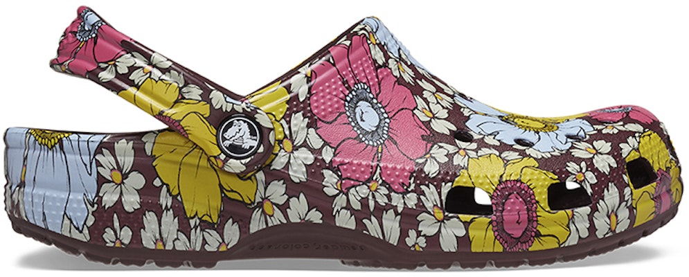 Crocs Clásicos Retro Florales Zuecos 'Amarillo Rosa' 208954-6WF Order Crocs Clásicos Retro Florales Zuecos 'Amarillo Rosa' 208954-6WF