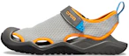 Buy Crocs Classic Sandal 'Grey Orange Blue Colorblock' 205289-0FK