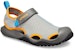 Crocs Classic Sandal 'Kelabu Jingga Biru Colorblock' 205289-0FK
