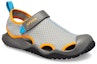 Lookbook Crocs Classic Sandal 'Kelabu Jingga Biru Colorblock' 205289-0FK