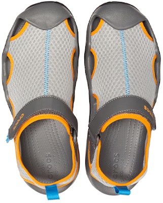 Crocs Classic Sandal 'Grey Orange Blue Colorblock' 205289-0FK Purchase Crocs Classic Sandal 'Grey Orange Blue Colorblock' 205289-0FK