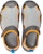 Crocs Classic Sandal 'Kelabu Jingga Biru Colorblock' 205289-0FK