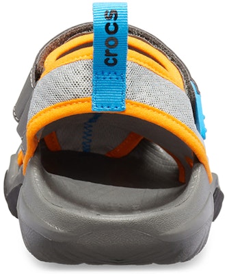 Crocs Classic Sandal 'Grey Orange Blue Colorblock' 205289-0FK Details for Crocs Classic Sandal 'Grey Orange Blue Colorblock' 205289-0FK