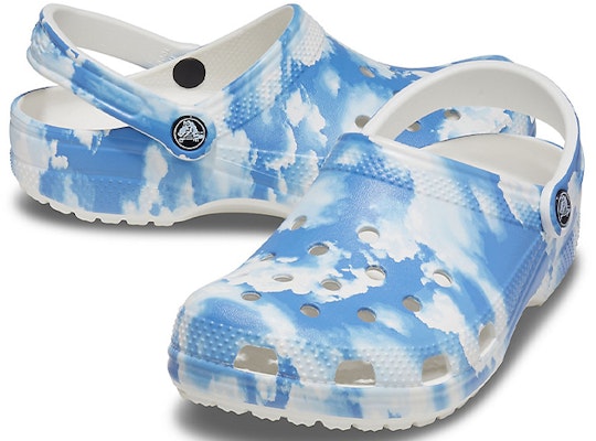 Crocs Classic Sandals Blue White Unisex 'Blue White' 206868-100 Sizing Crocs Classic Sandals Blue White Unisex 'Blue White' 206868-100