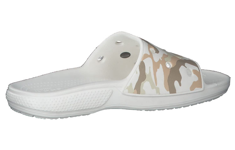 Shop Crocs Classic Shoe White Camouflage Unisex 207280-94S