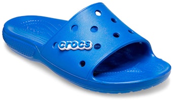 Order Crocs Classic Slide 'Blue Bolt' Biru 206121-4KZ