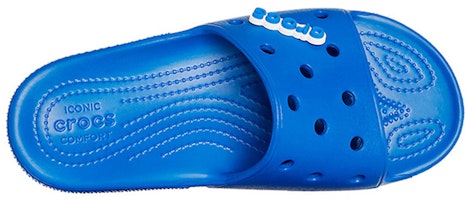 Lookbook Crocs Classic Slide 'Blue Bolt' Biru 206121-4KZ